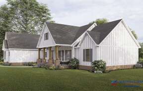 Modern Farmhouse House Plan #4534-00059 Elevation Photo