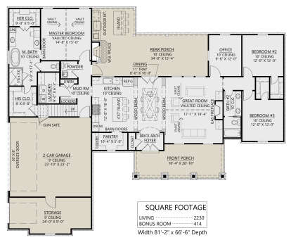Main Floor for House Plan #4534-00059