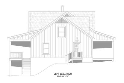 Modern Farmhouse House Plan #940-00340 Elevation Photo