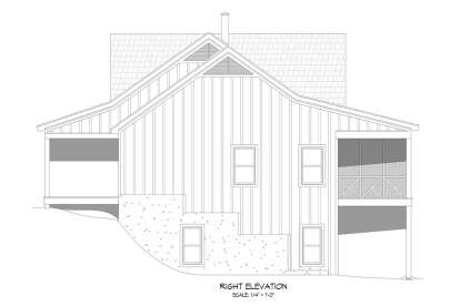 Modern Farmhouse House Plan #940-00340 Elevation Photo
