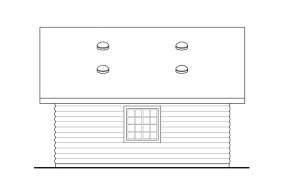 Log House Plan #035-00914 Elevation Photo