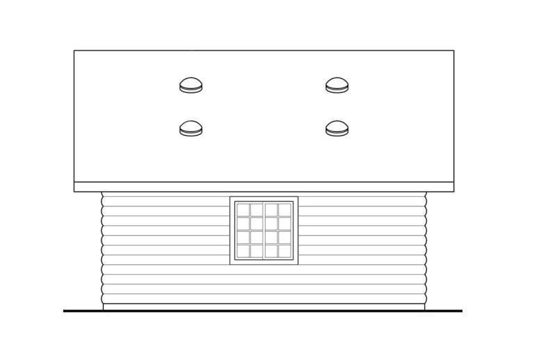 Log House Plan #035-00914 Elevation Photo