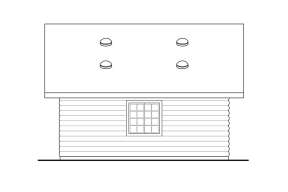 Log House Plan #035-00914 Elevation Photo
