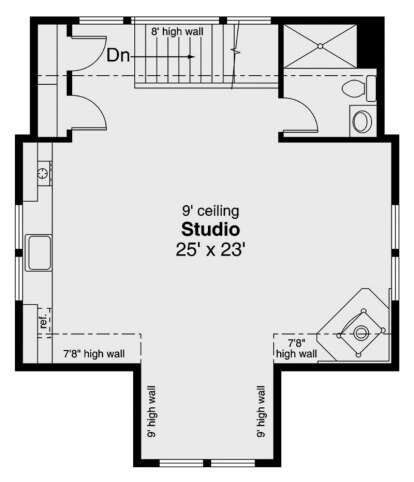 Second Floor for House Plan #035-00915