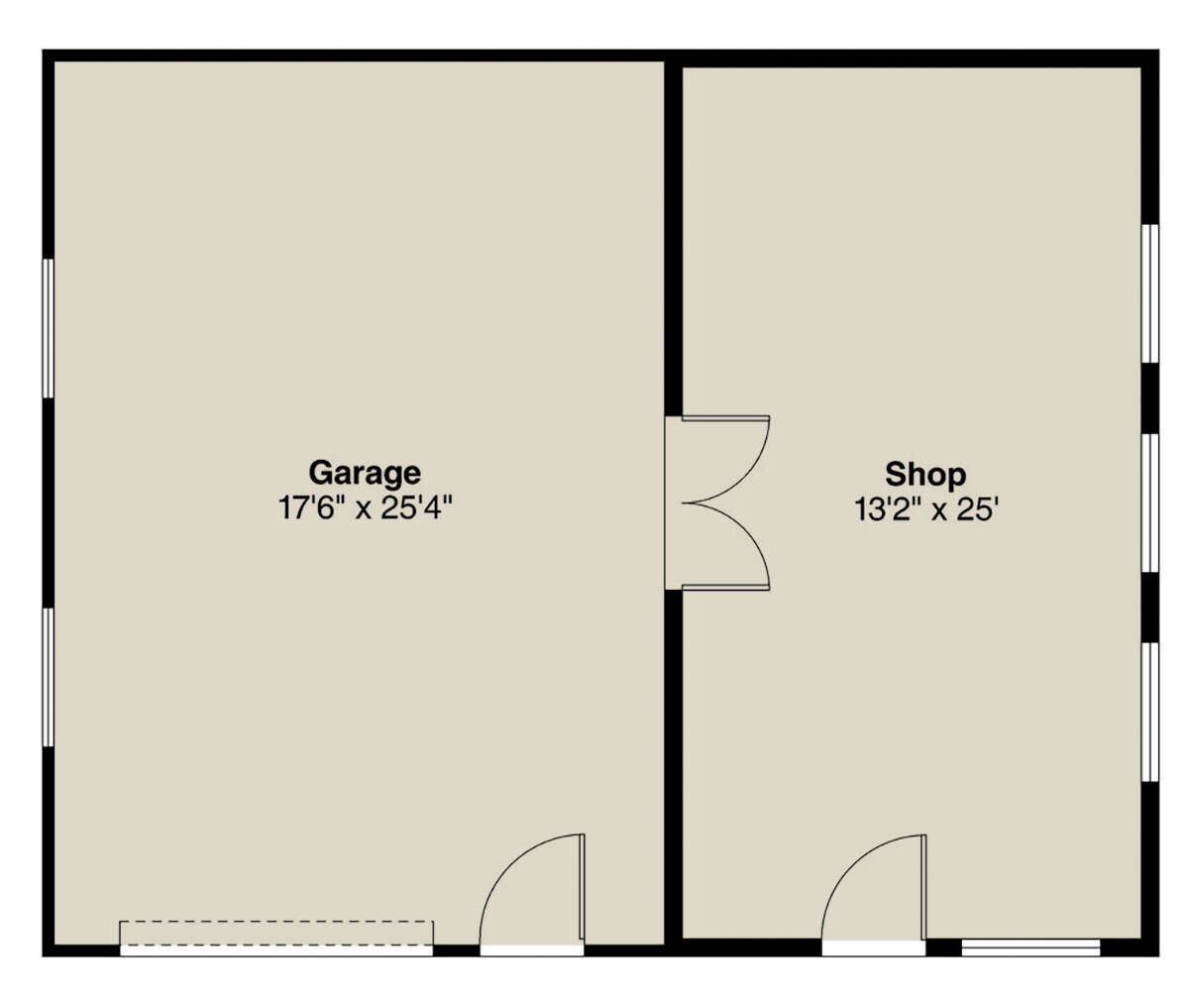 Garage Floor for House Plan #035-00916