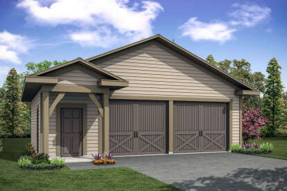 House Plan House Plan #25609 Front Elevation 
