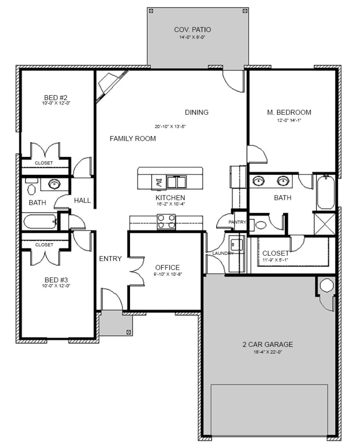 Main Floor for House Plan #677-00007