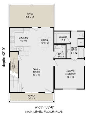 Main Floor for House Plan #940-00341