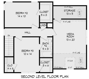 Second Floor for House Plan #940-00341