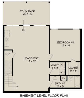 Basement for House Plan #940-00341