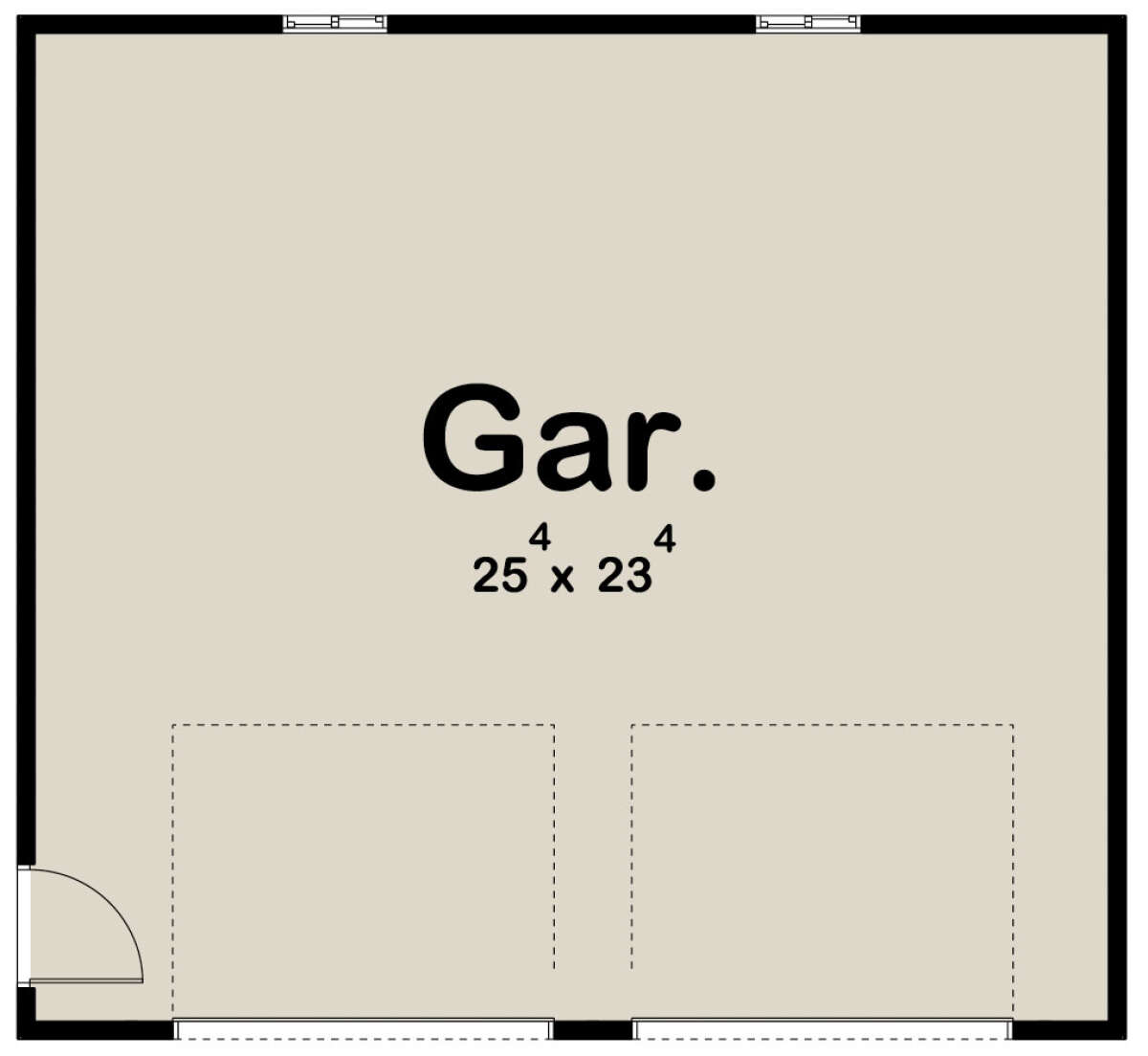 Garage Floor for House Plan #963-00564