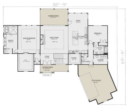 Main Floor for House Plan #286-00116