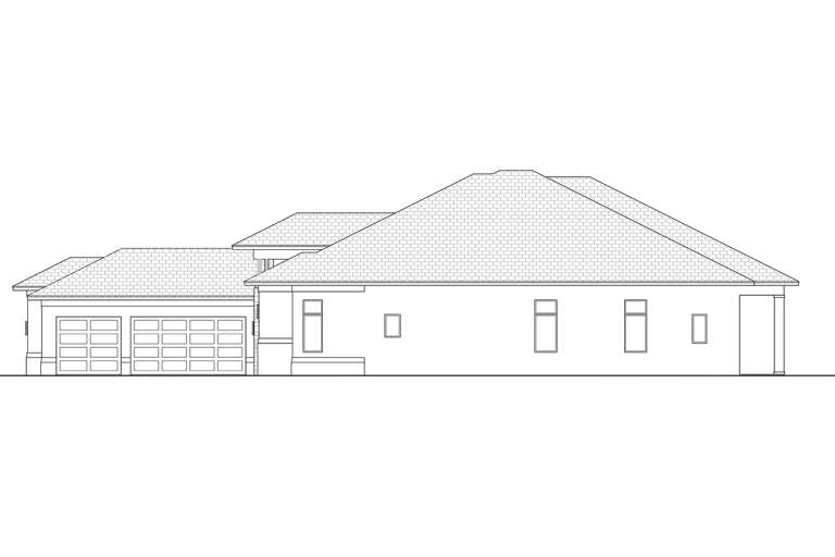 Contemporary House Plan #5565-00054 Elevation Photo