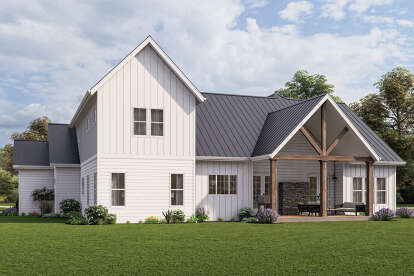 Modern Farmhouse House Plan #6849-00104 Elevation Photo