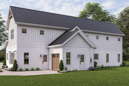 Modern Farmhouse House Plan #6849-00104 Elevation Photo