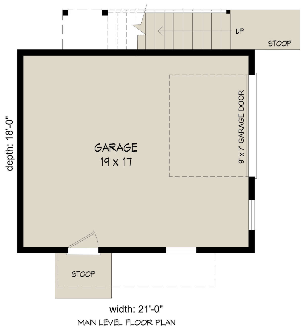 Garage Floor for House Plan #940-00342