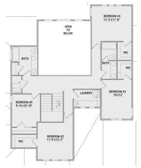 Second Floor for House Plan #8768-00009