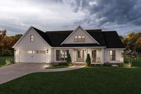 Modern Farmhouse House Plan #4534-00060 Elevation Photo