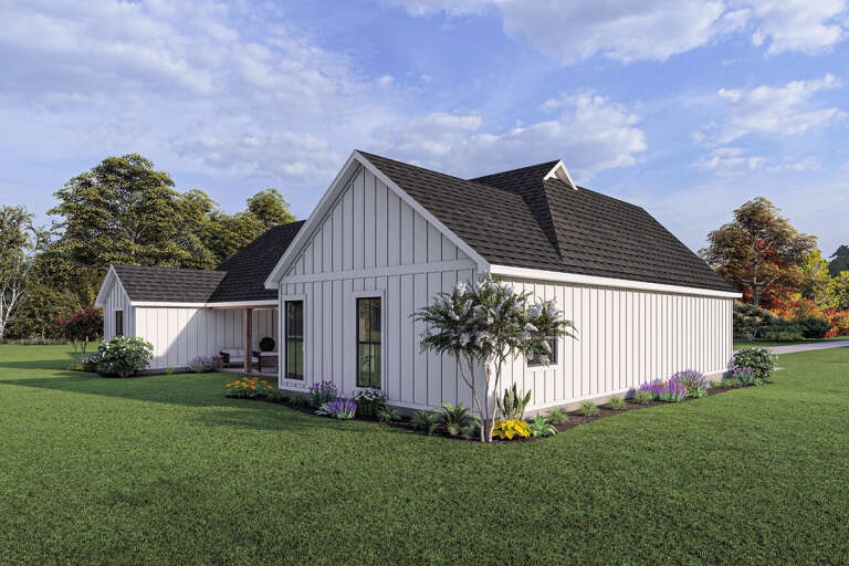 Modern Farmhouse House Plan #4534-00060 Elevation Photo