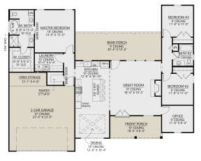 Main Floor for House Plan #4534-00060