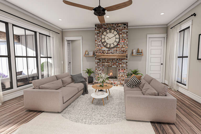 Modern Farmhouse House Plan #4534-00060 Additional Photo