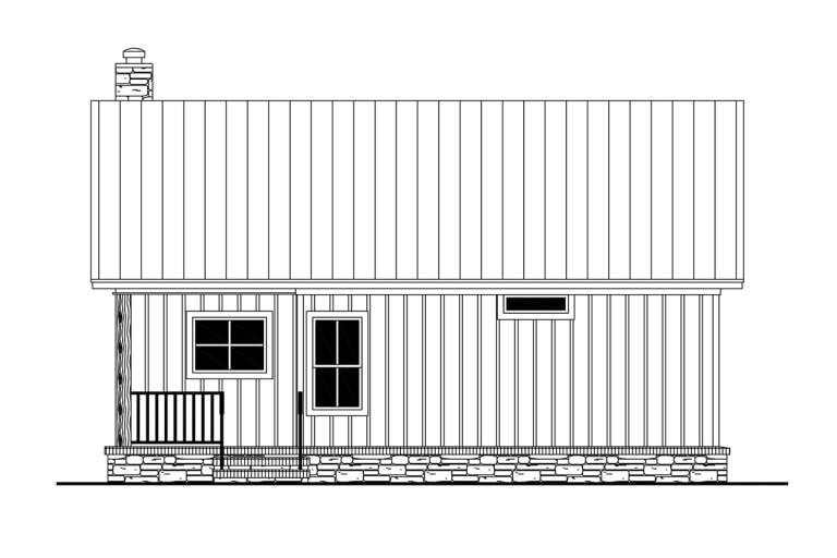 Cottage House Plan #348-00296 Elevation Photo