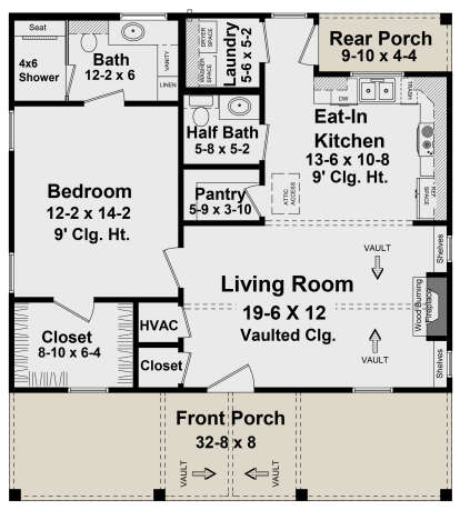 House Plan House Plan #25620 Drawing 1