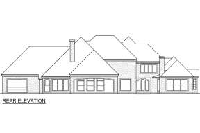 European House Plan #5445-00471 Elevation Photo
