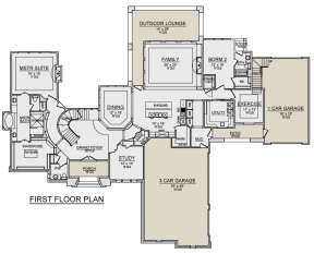 Main Floor for House Plan #5445-00471