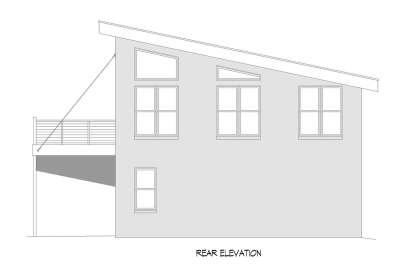 Modern House Plan #940-00346 Elevation Photo