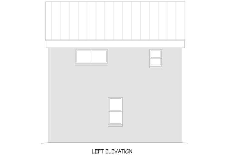 Modern  House Plan #940-00346 Elevation Photo