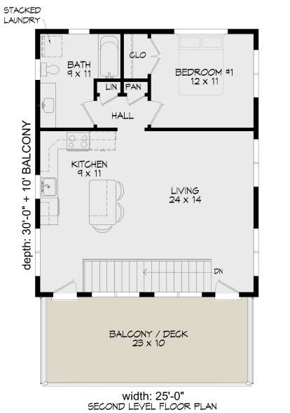Second Floor for House Plan #940-00346