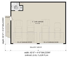 First Floor for House Plan #940-00347