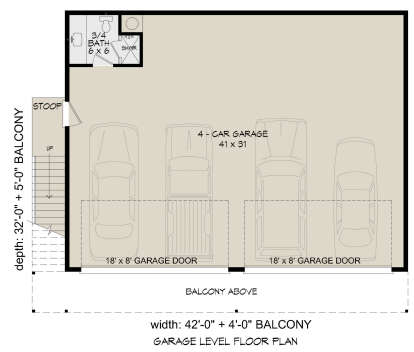 First Floor for House Plan #940-00347