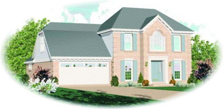 House Plan House Plan #2563 Front Elevation