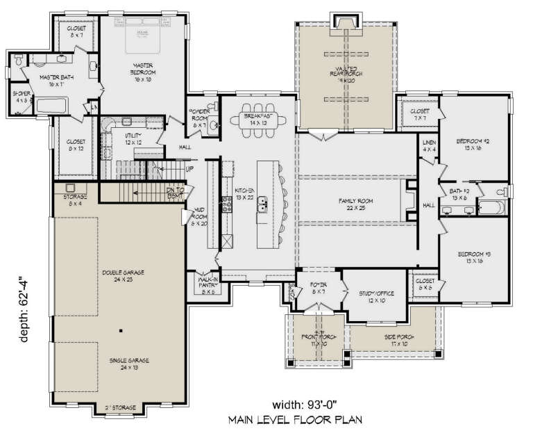 House Plan House Plan #25630 Drawing 1