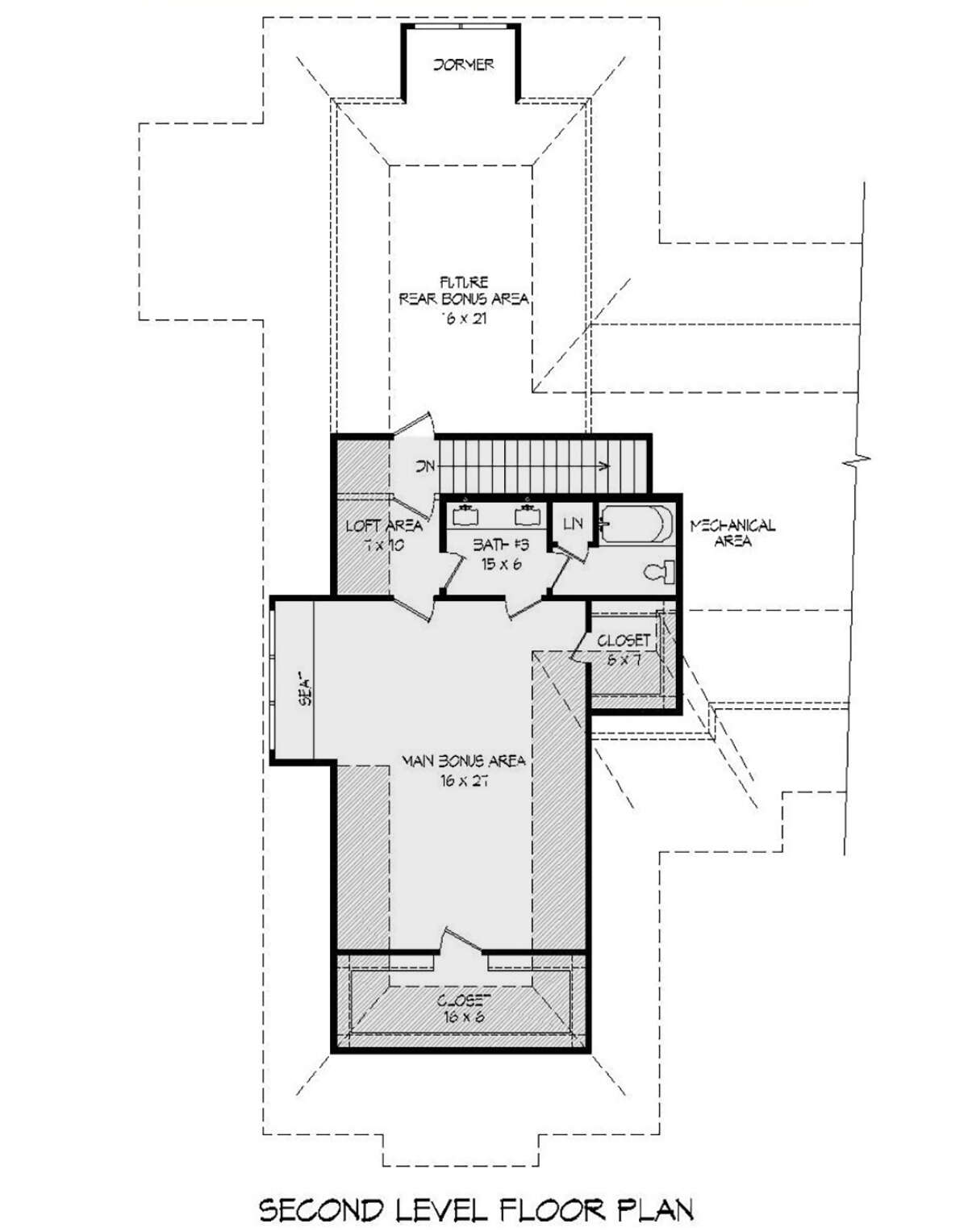 Second Floor for House Plan #940-00350