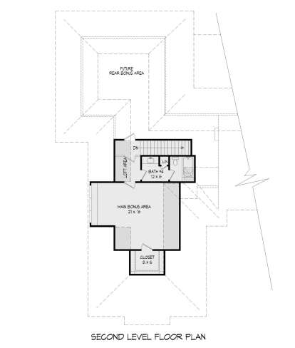 Second Floor for House Plan #940-00351