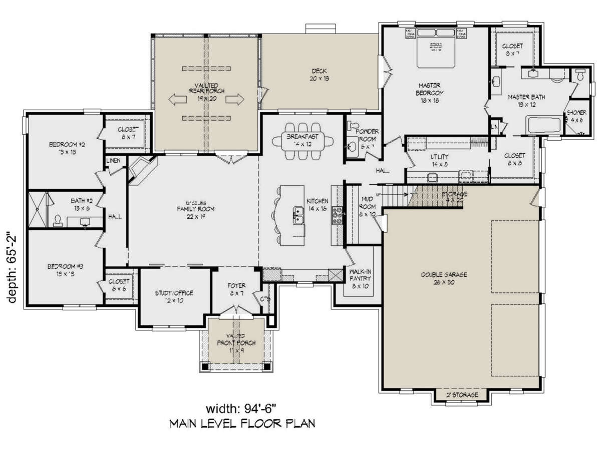Main Floor for House Plan #940-00352