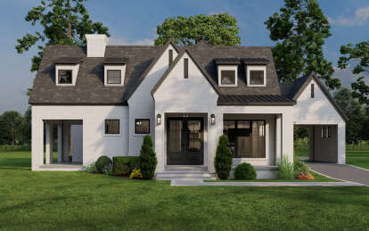 European House Plan #8318-00207 Elevation Photo