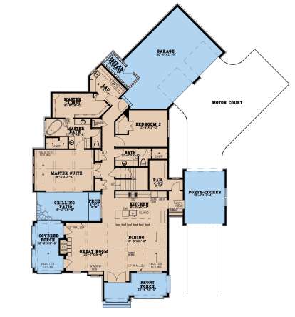 House Plan House Plan #25634 Drawing 1