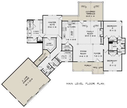Main Floor for House Plan #6082-00188