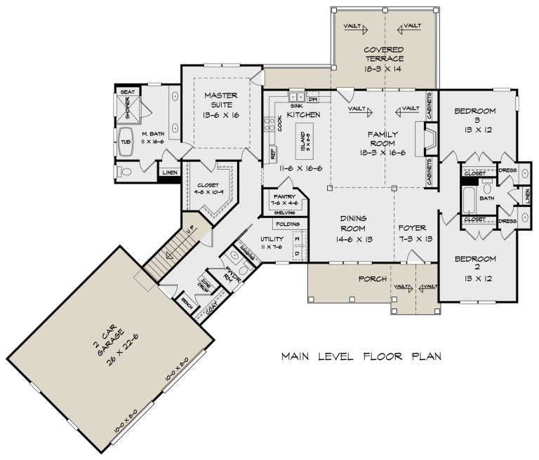 House Plan House Plan #25635 Drawing 1