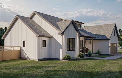 Modern Farmhouse House Plan #963-00566 Elevation Photo