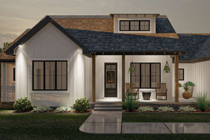 Modern Farmhouse House Plan #963-00566 Elevation Photo