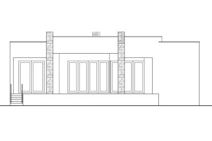 Contemporary House Plan #5565-00056 Elevation Photo
