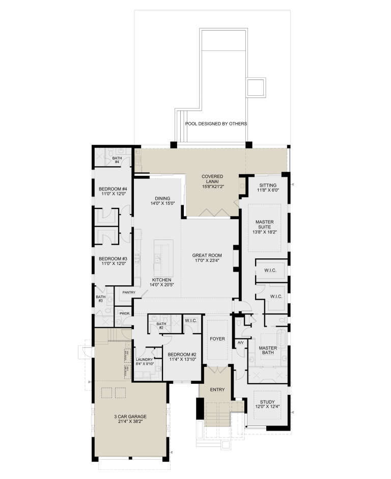 House Plan House Plan #25638 Drawing 1