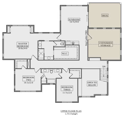 Second Floor for House Plan #5631-00154