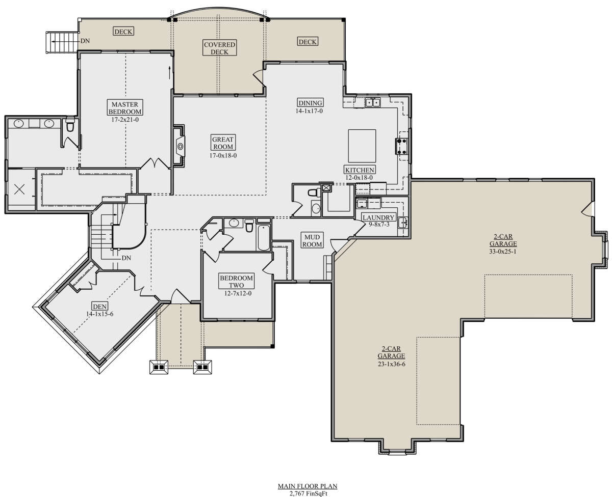 Main Floor for House Plan #5631-00155