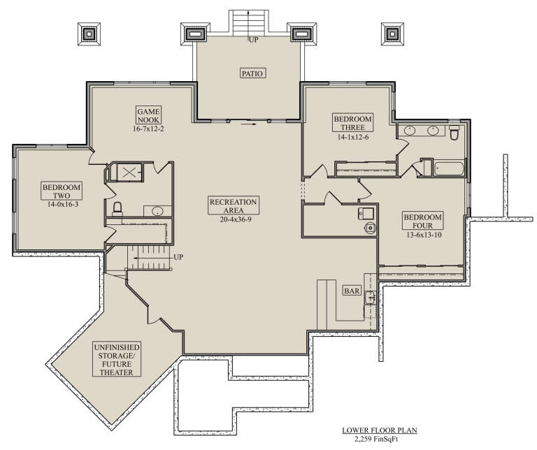 House Plan House Plan #25640 Drawing 2